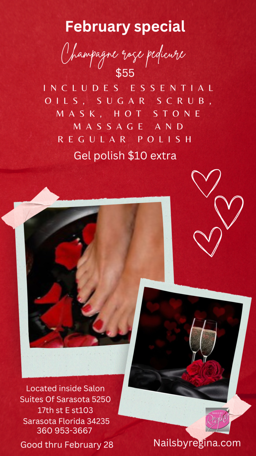 Nails by regina February pedicure special